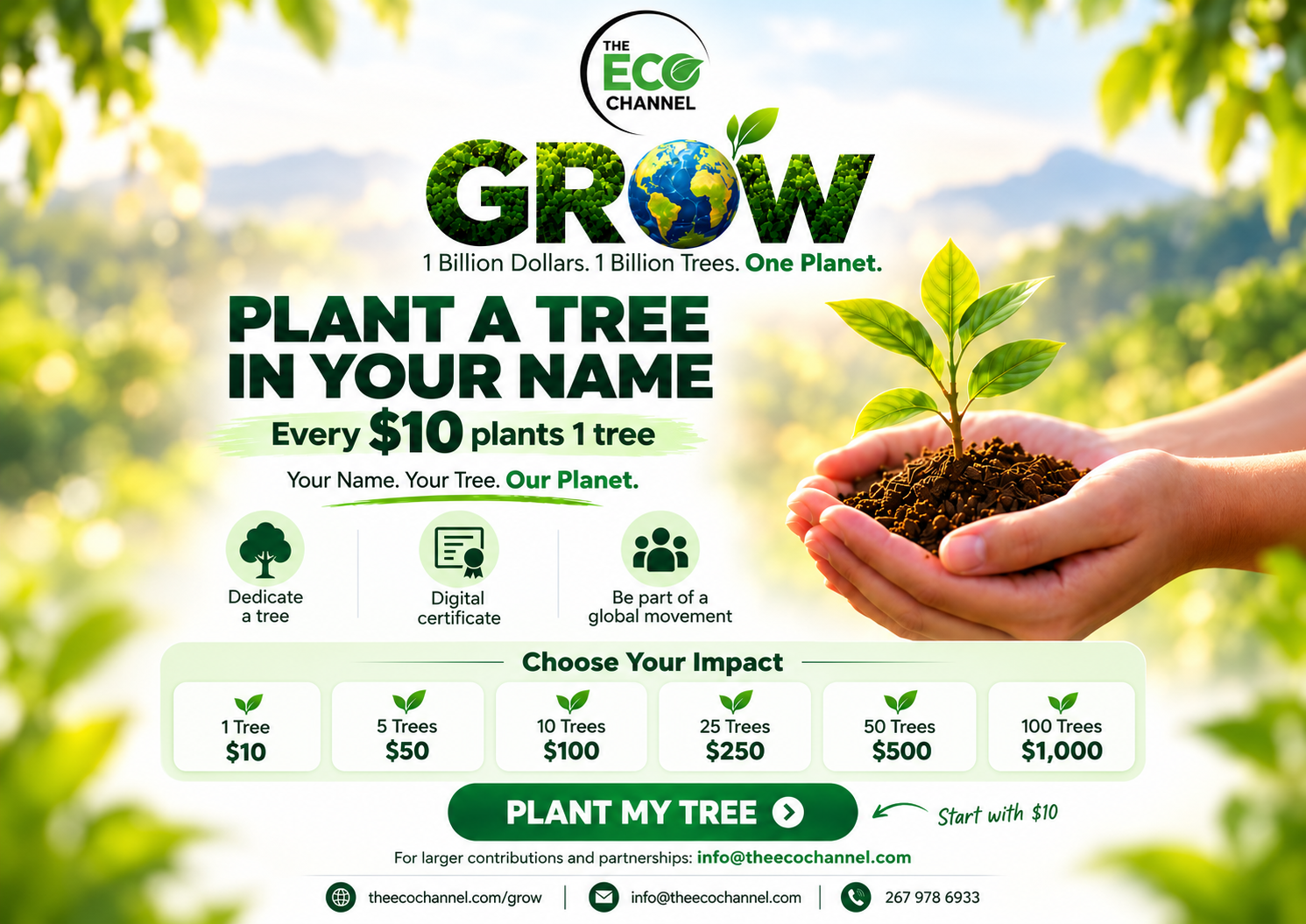 The ECO Channel GROW Initiative - Plant a Tree